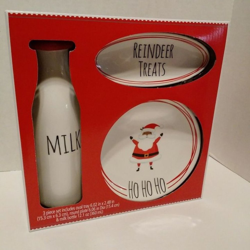 Holiday Time African American Santa Kit & Elf Surveillance Ornament NIB